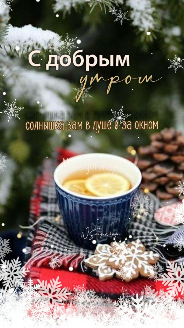 доброе предновогоднее утро