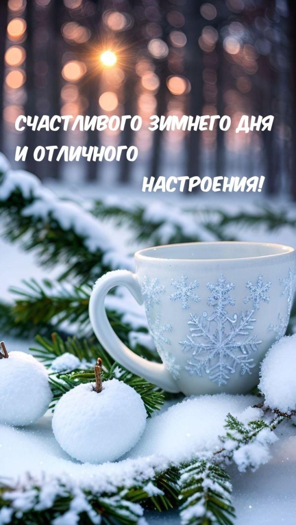 зимнего доброго утра