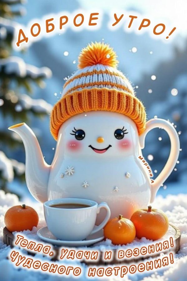 доброго утра зима