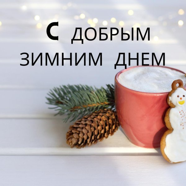 с добрым зимнем днем