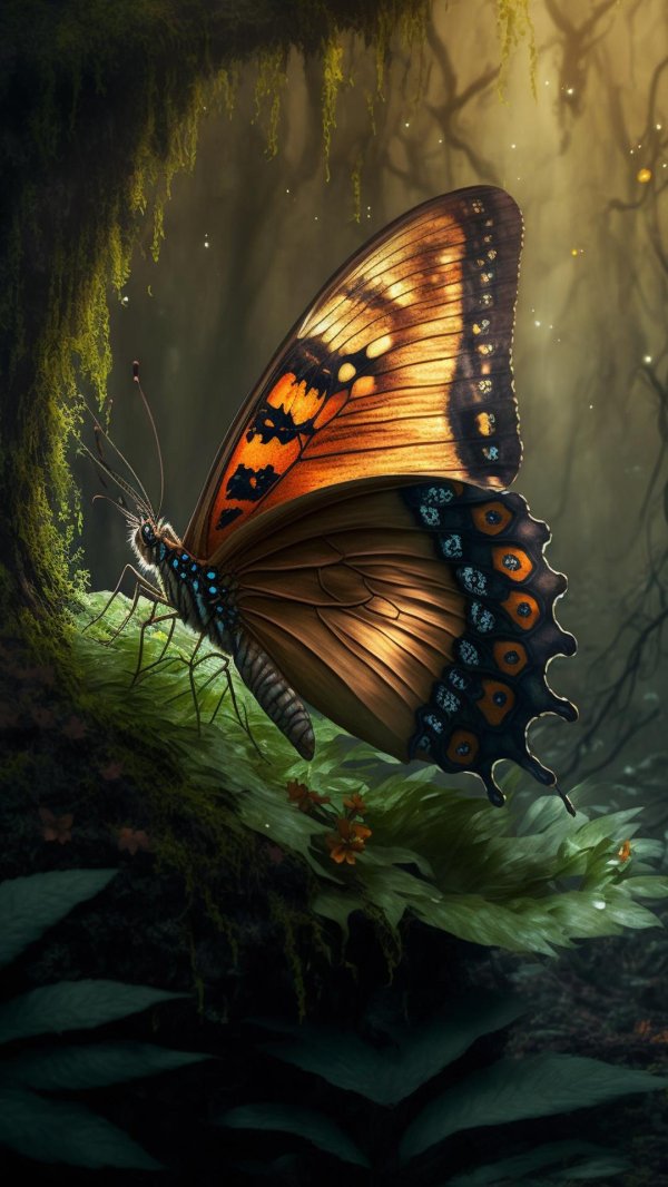 бабочки в природе