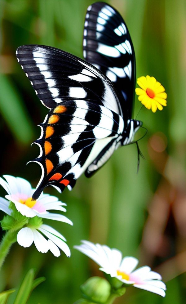 white butterfly