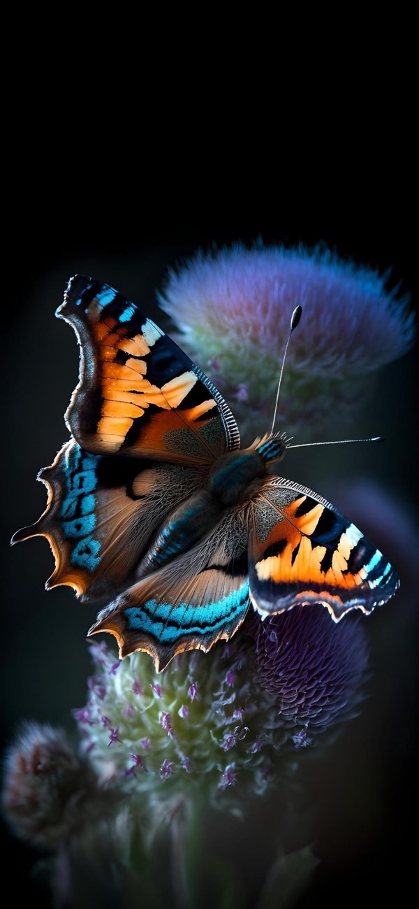 заставка на телефон бабочки