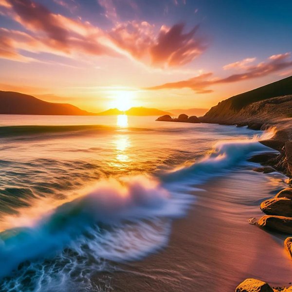 безумно красивый закат