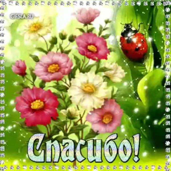 с благодарностью открытки