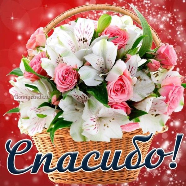 с благодарностью открытки