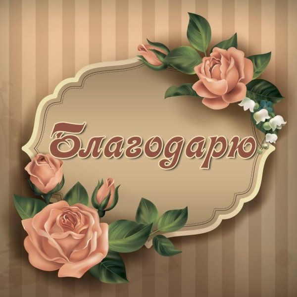 стикер с благодарностью