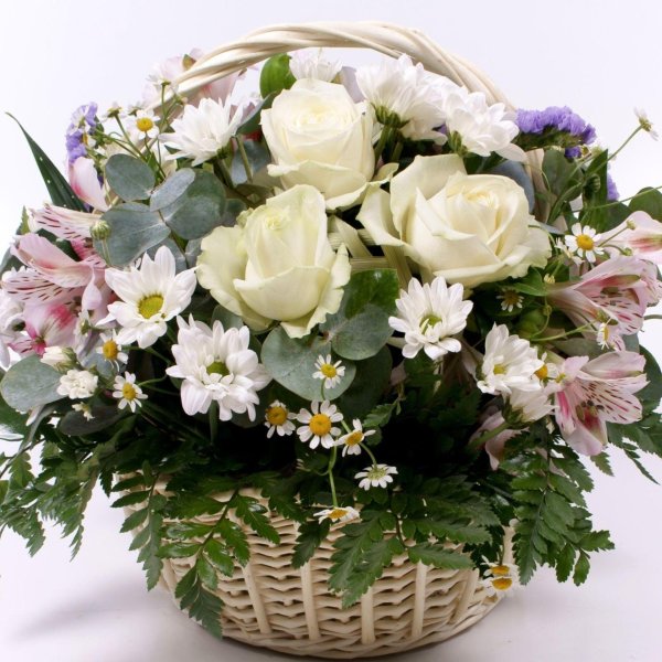 корзина цветов