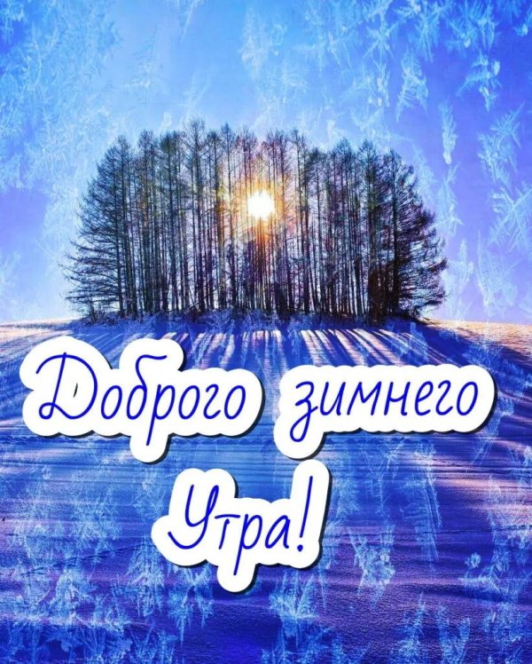 зимнего утра