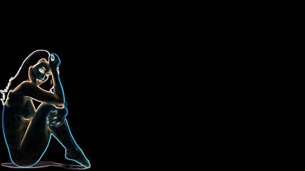 неоновая фигура