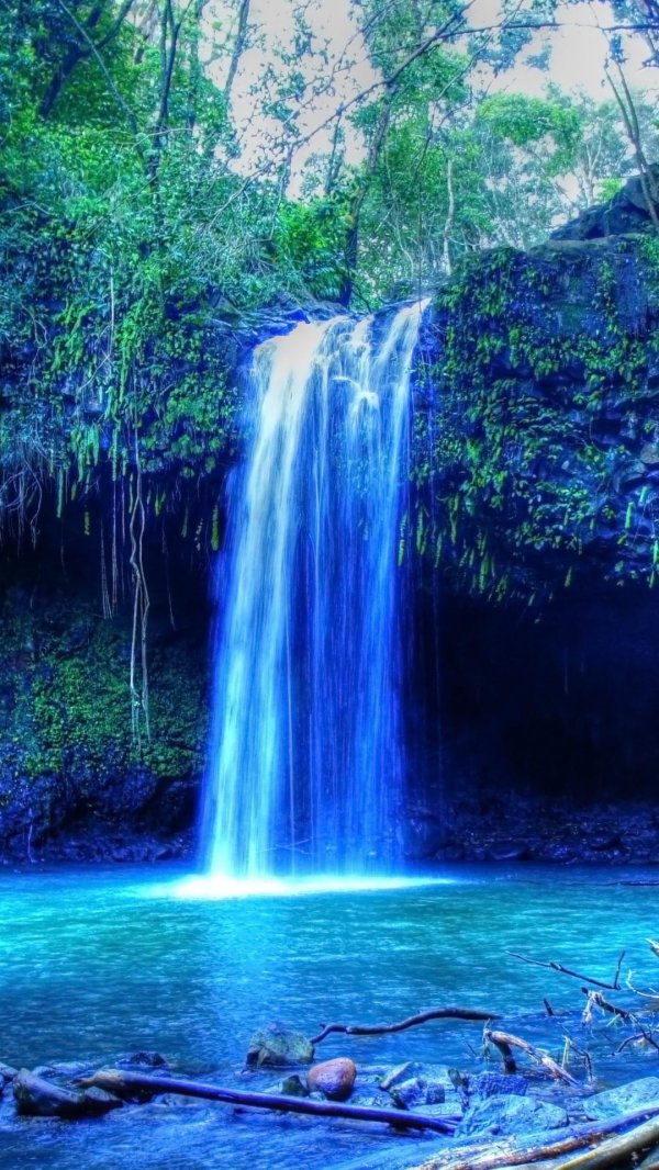beautiful waterfall