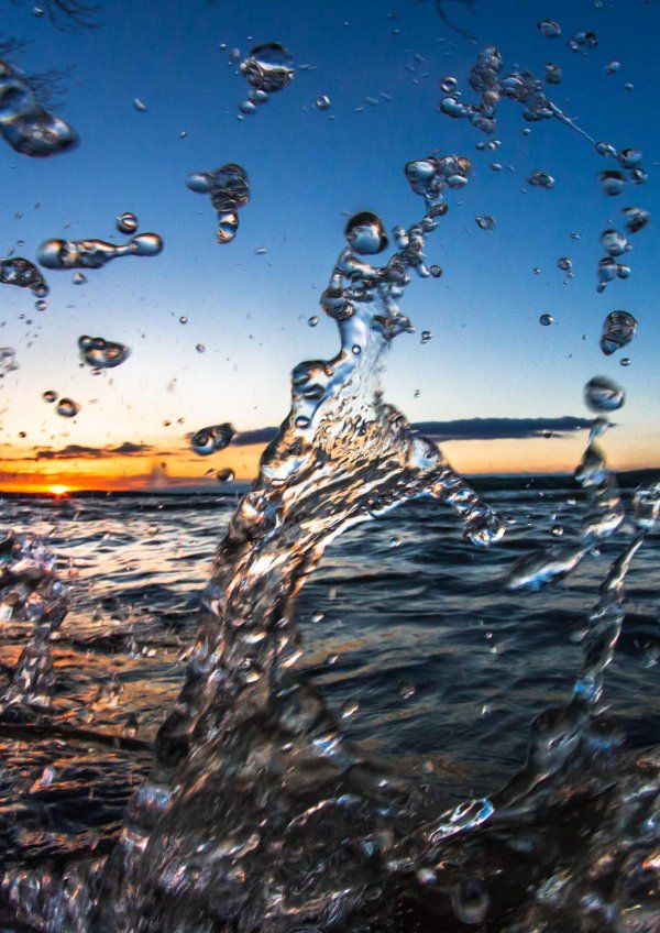 брызги моря