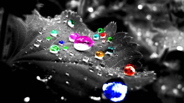 разноцветные пузырики