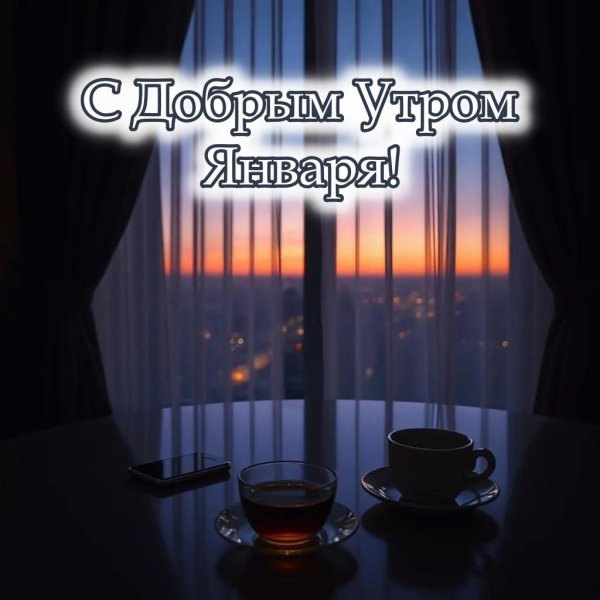 с добрым утром январь