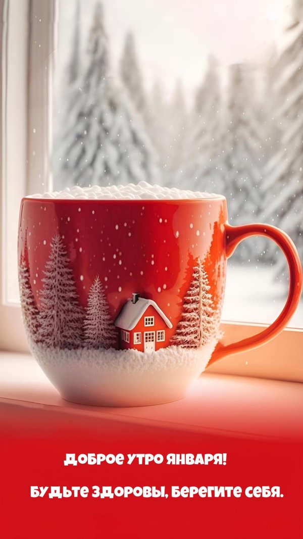 доброе морозное утро