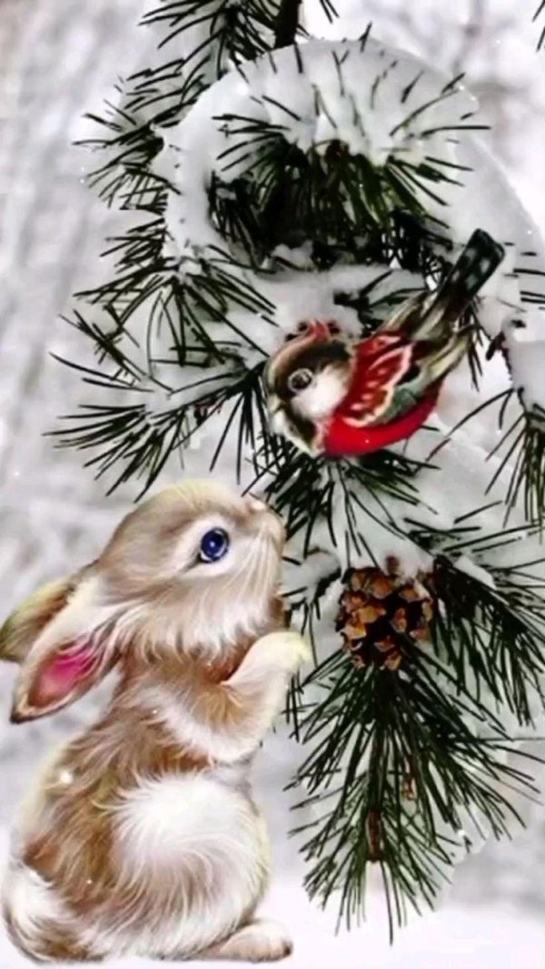 открытка новогодние