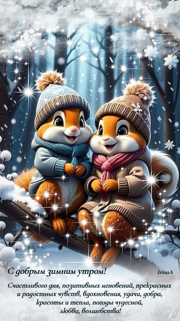 пожелания зимнего утра