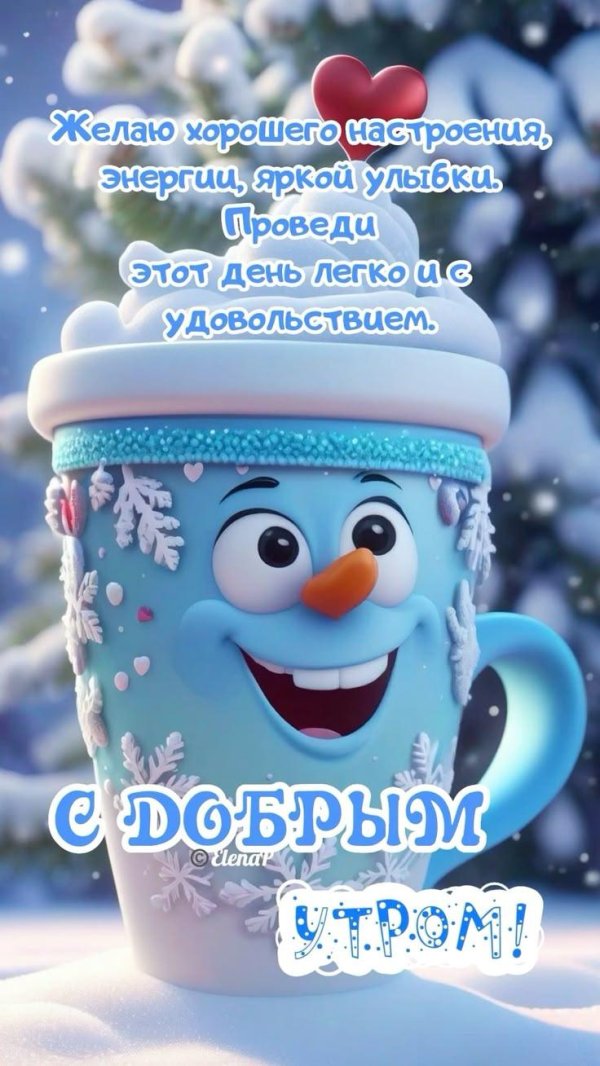 доброе январское утро красивые