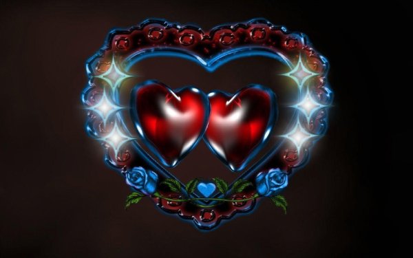 красивое сердечко