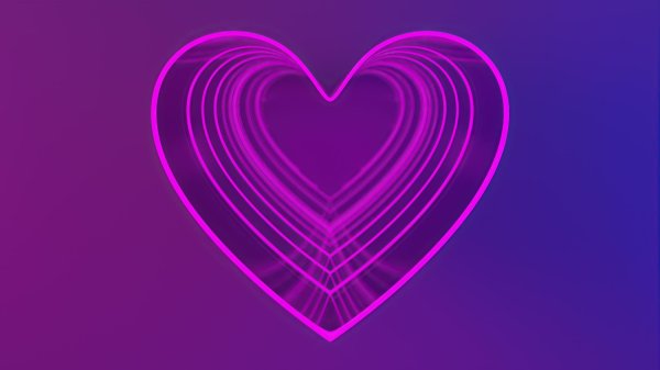 неоновое сердечко