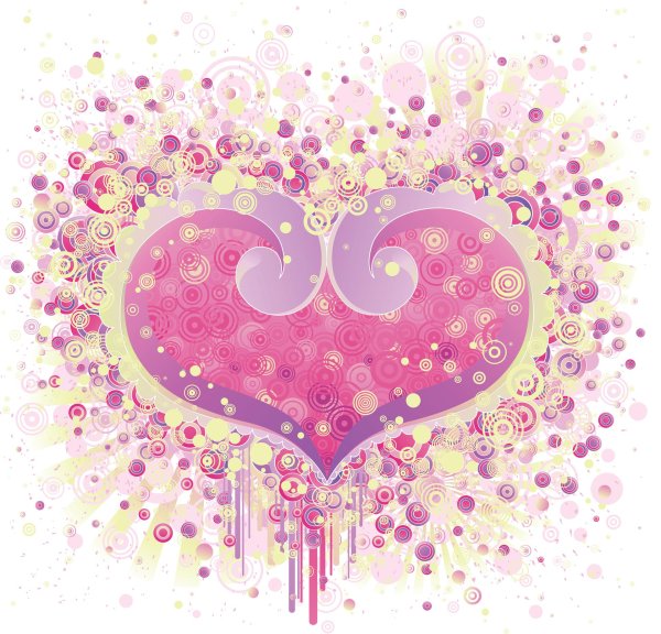 сердечко красивое рисунок