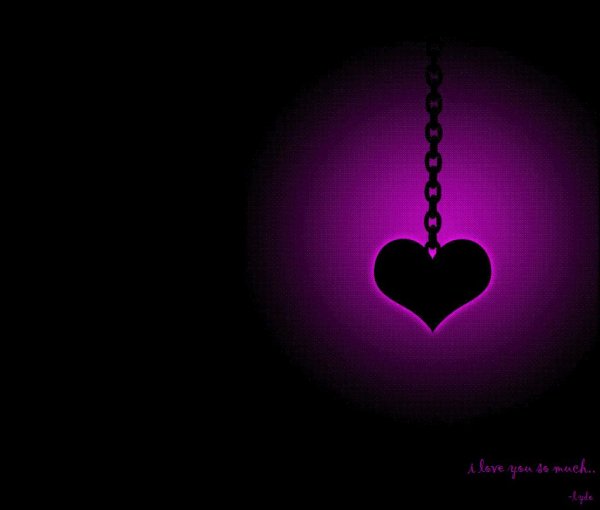 сиреневое сердечко