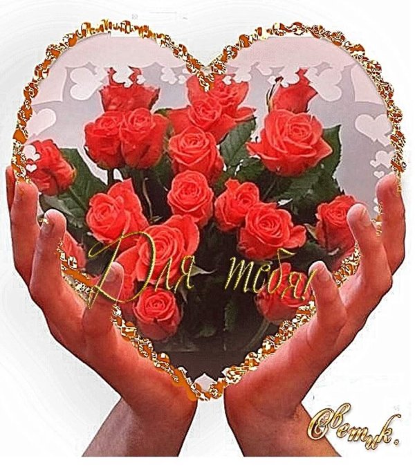 цветок в форме сердца