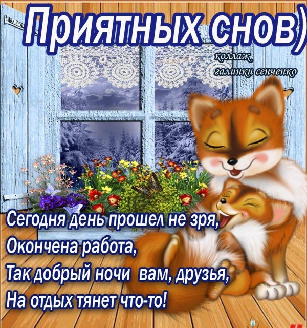 спокойной зимней ночи