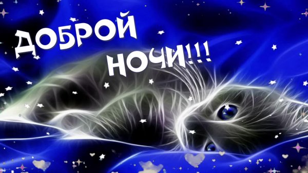 спокойной ночи открытка