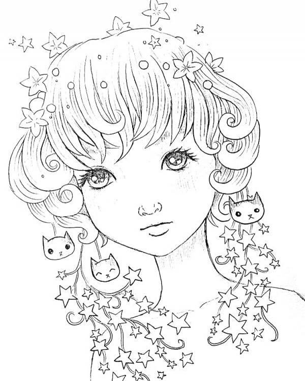 раскраска для девочек