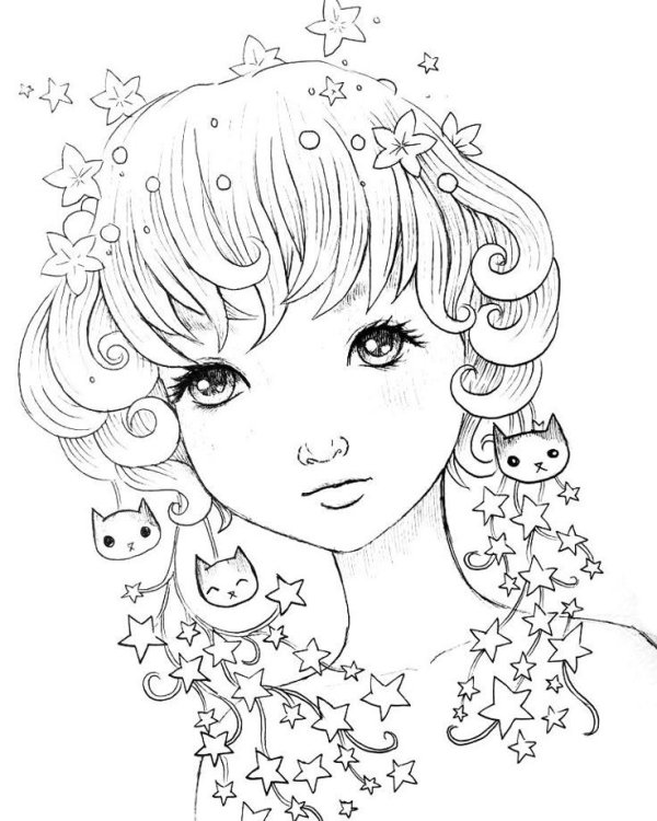 раскраска красивая