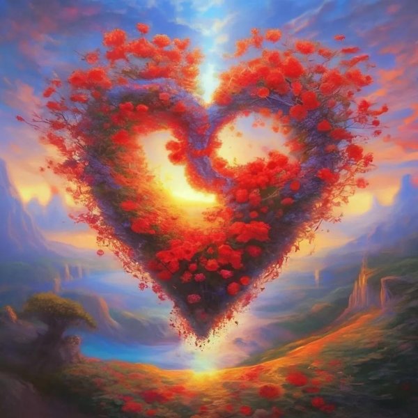 сердце картина