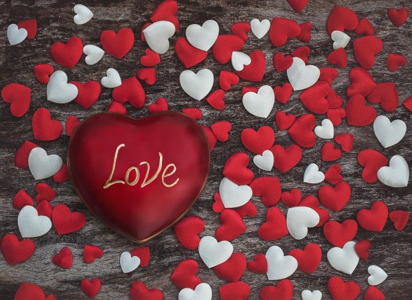 сердечки любимой