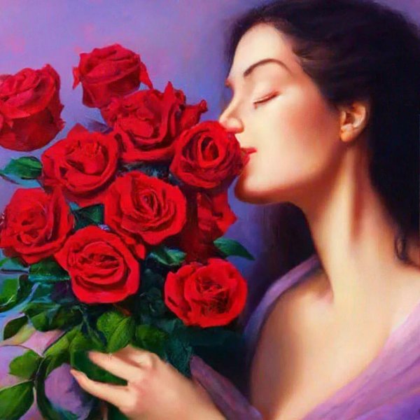 картины красивых девушек