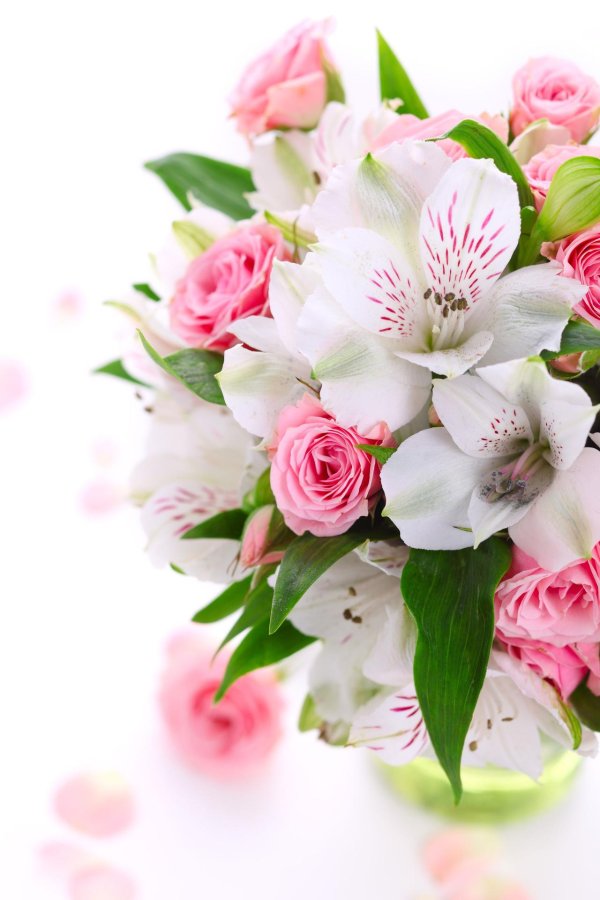 нежные букеты цветов