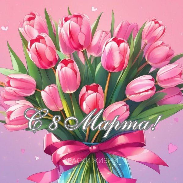 плакат 8 марта