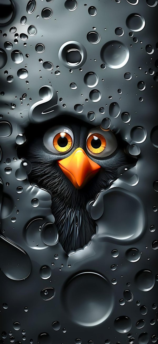 мультяшный пингвин