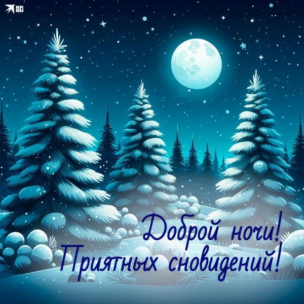 доброй зимней ночи