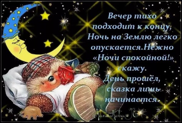 пожелание спокойной ночи
