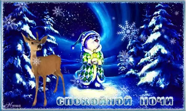 спокойной зимней ночи