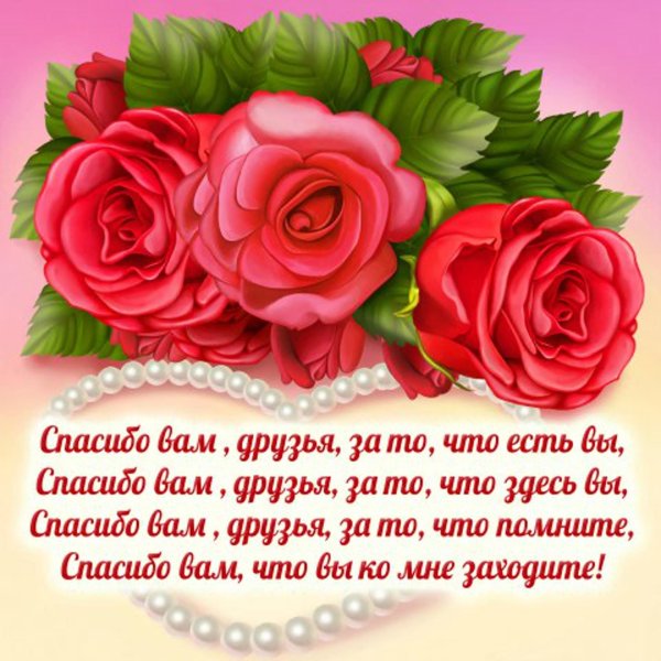 слова благодарности друзьям