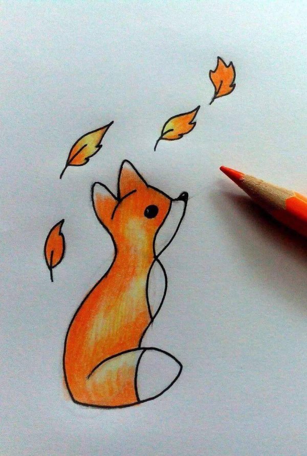 рисунки легко и красиво