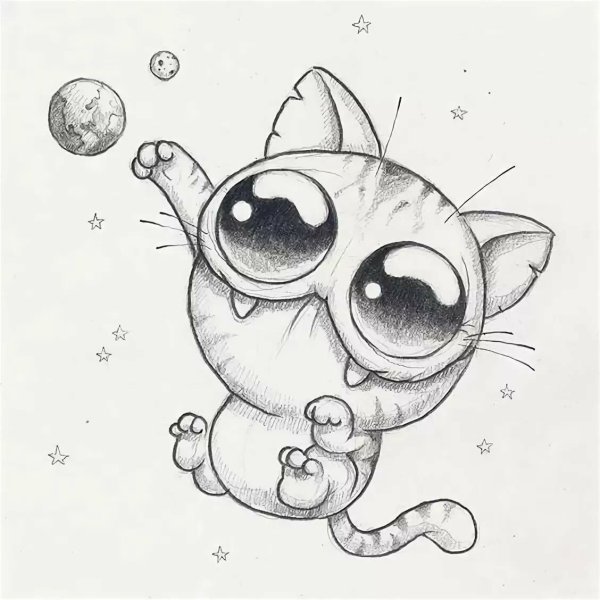 милые рисунки карандашами