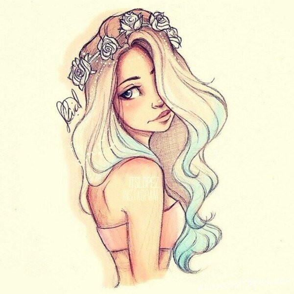 красивые девушки для срисовки