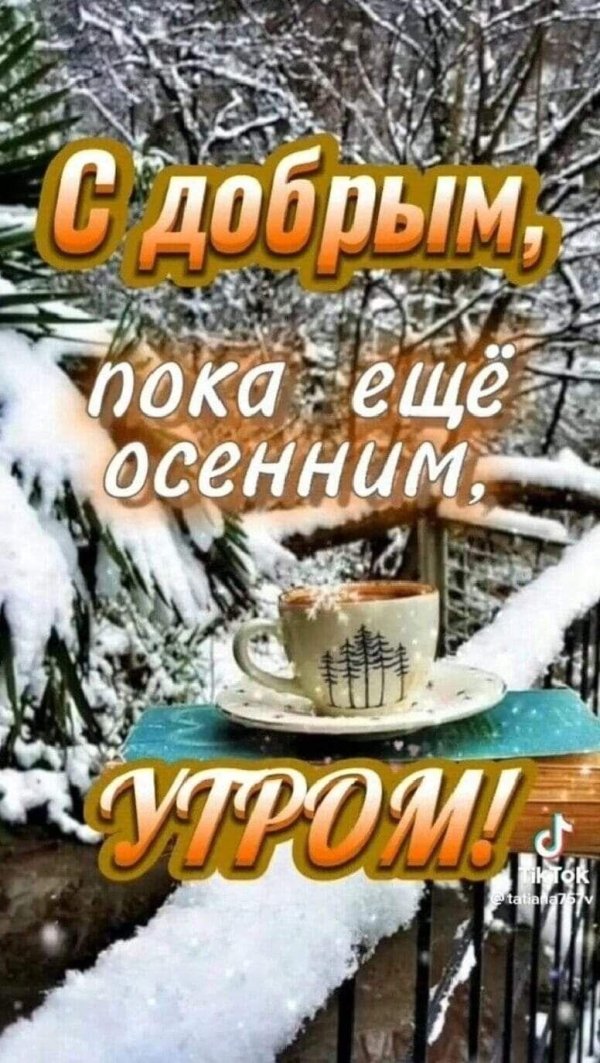 доброго ноябрьского утра