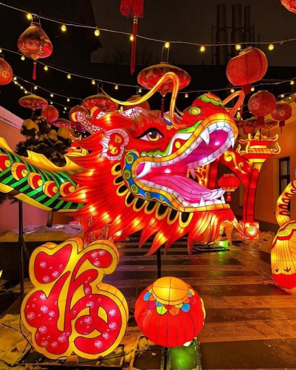 празднование китайского нового года