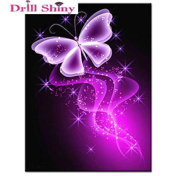 сиреневая бабочка