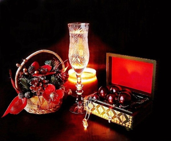 новогодние натюрморты