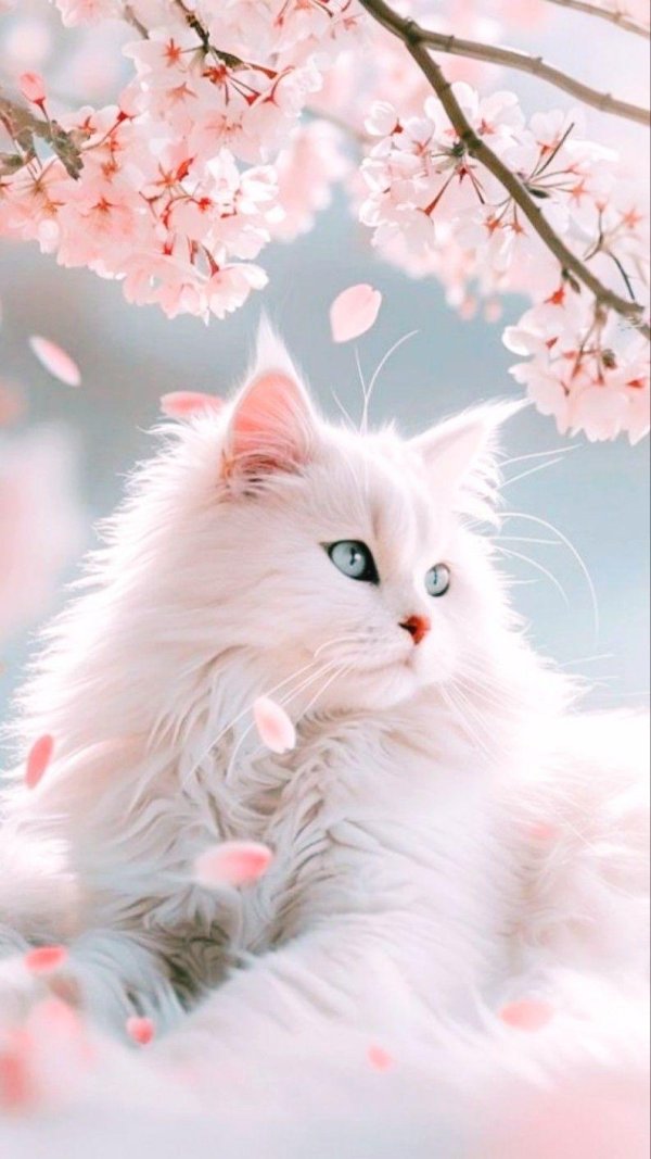 белая кошечка