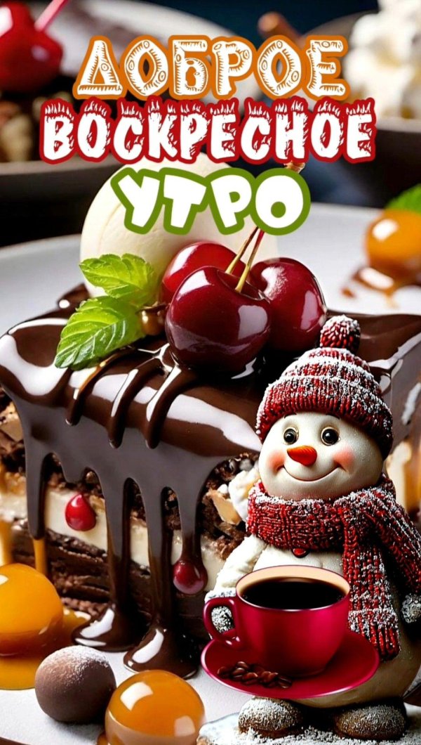 доброе декабрьское утро воскресенья